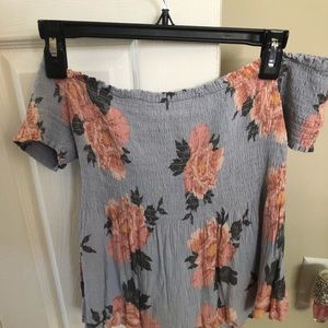 Kendall and Kylie off shoulder top